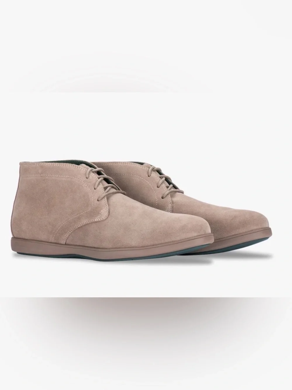 Men's Fibonacci Aabbacis Premium Suede Chukka Boots in Stone size 9